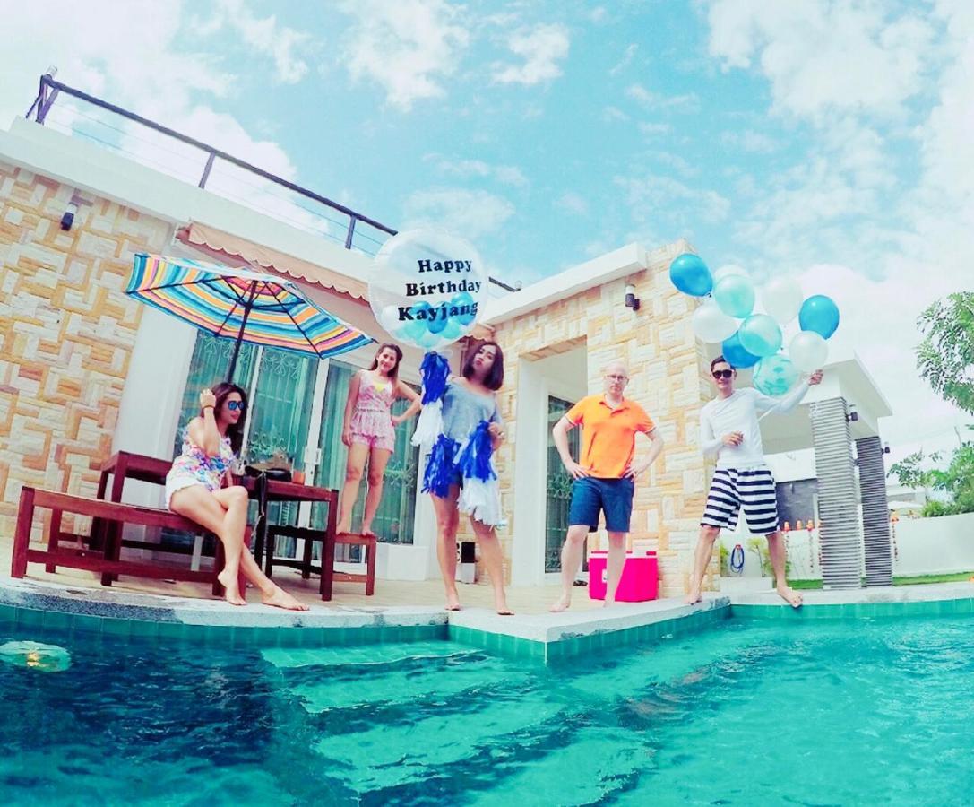 Rocky Party Pool Villa Huahin 3 Bedrooom With Bbq & Karaoke Buitenkant foto